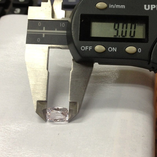 Reserved for jealous_lover Cushion Morganite Engagement Ring Cushion Diamond Halo 14K Rose Gold