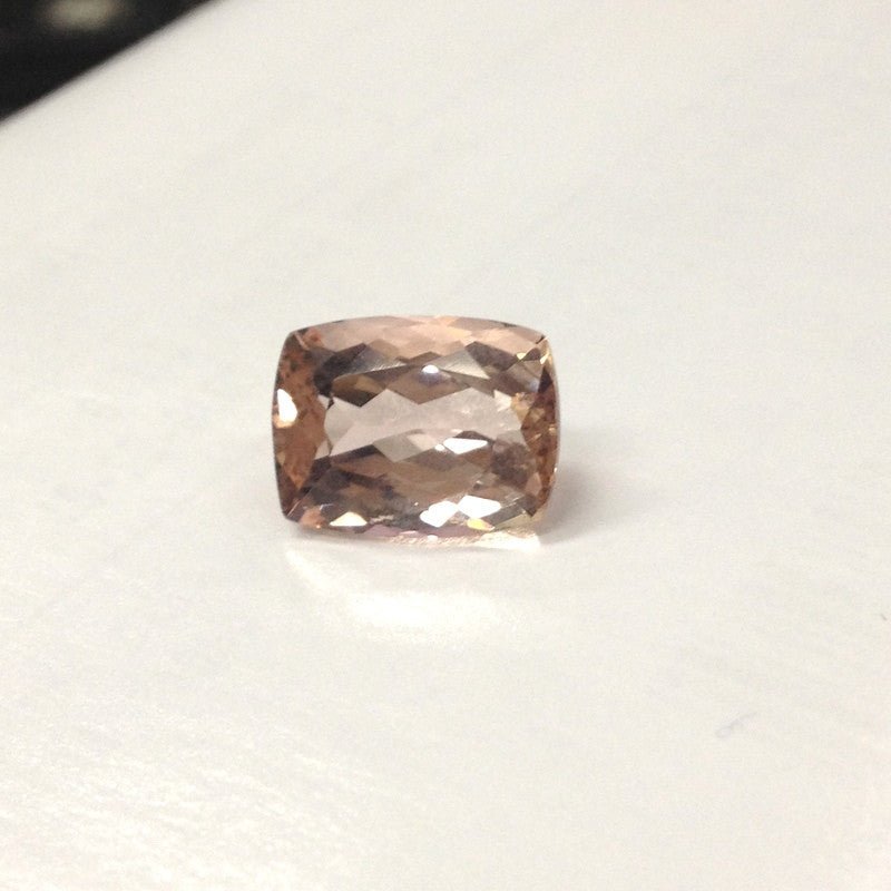 Reserved for Jenn, Cushion Pink Morganite 3-ring Bridal Sets Pave Diamond Wedding 14K Rose Gold Art Deco - Lord of Gem Rings