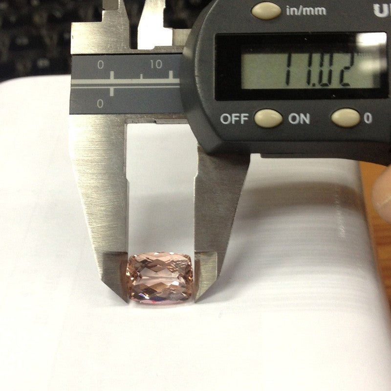 Reserved for Jenn, Cushion Pink Morganite 3-ring Bridal Sets Pave Diamond Wedding 14K Rose Gold Art Deco - Lord of Gem Rings
