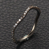 Reserved for jenniferjoan.2012, 14K Yellow Gold Black Diamonds Wedding Ring - Lord of Gem Rings