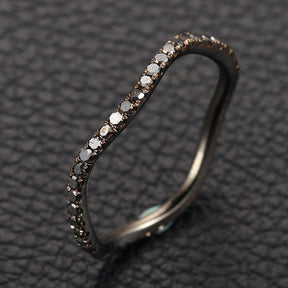 Reserved for jenniferjoan.2012, 14K Yellow Gold Black Diamonds Wedding Ring - Lord of Gem Rings
