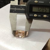 Reserved for John champagne Cushion Morganite stone 10x12mm - Lord of Gem Rings