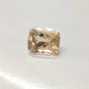 Reserved for John champagne Cushion Morganite stone 10x12mm - Lord of Gem Rings