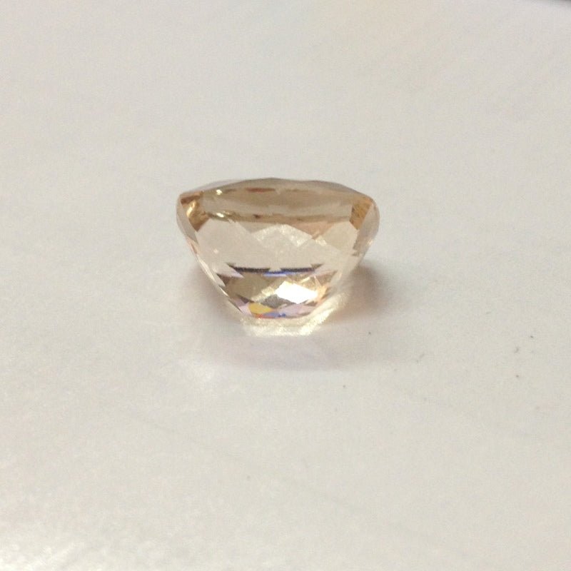 Reserved for John champagne Cushion Morganite stone 10x12mm - Lord of Gem Rings