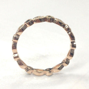 Reserved for John Peridot Diamond Eternity Anniversary Ring,14K Yellow Gold - Lord of Gem Rings