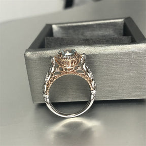 Reserved for Karmen - Personalized Two Tone Vintage Mother's Ring Initials - Lord of Gem Rings