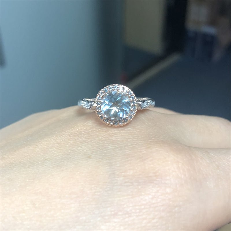 Reserved for Karmen - Personalized Two Tone Vintage Mother's Ring Initials - Lord of Gem Rings