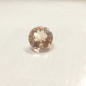 Reserved for Katherine Round PInk Morganite Ring VS Diamonds 14K Rose Gold 9mm - Lord of Gem Rings