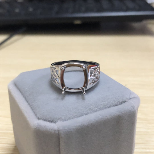 Reserved for Kiki- Platinum Semi Mount Ring