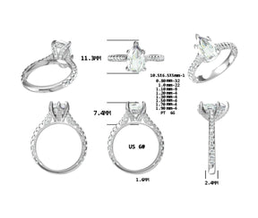 Reserved for KND - Diamond Matching Wedding Band Milgrains Platinum - Lord of Gem Rings