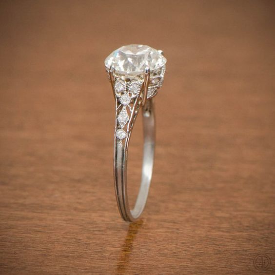 Reserved for Kyla- Forever One Colorless Moissanite Ring VS Diamonds, 14k White Gold, 9mm Round - Lord of Gem Rings