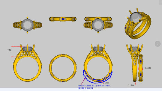 Reserved for Kyla- Forever One Colorless Moissanite Ring VS Diamonds, 14k White Gold, 9mm Round