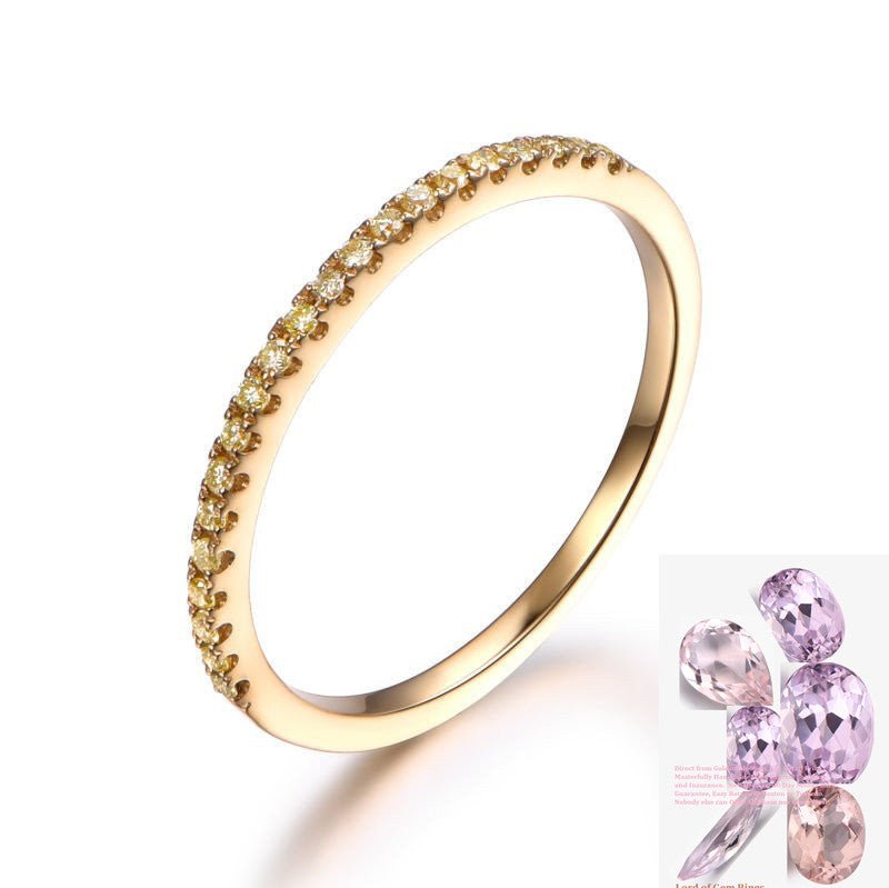 Reserved for lawsus.u4csq Pave Yellow Diamond Wedding Ring 14K Yellow Gold - Lord of Gem Rings