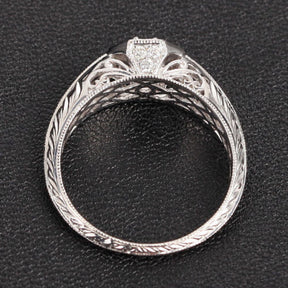 Reserved for LeeMelvin Cusotm Semi Mount ring for Cushion Diamond - Lord of Gem Rings