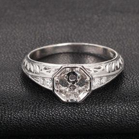 Reserved for LeeMelvin Cusotm Semi Mount ring for Cushion Diamond - Lord of Gem Rings
