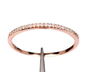 Reserved for Lindsey 14K Rose Gold Matchign Band. Size 4.75 - Lord of Gem Rings