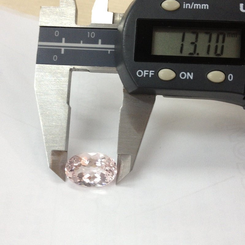 Reserved for Megan Custom Oval Morganite Engagement Ring 14K Rose Gold 1.5mm Pave Moisssanites - Lord of Gem Rings
