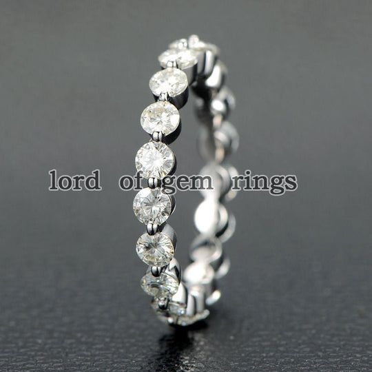 Reserved for Megan, Refurbish 3mm Moissanite Wedding Ring 14K Rose Gold