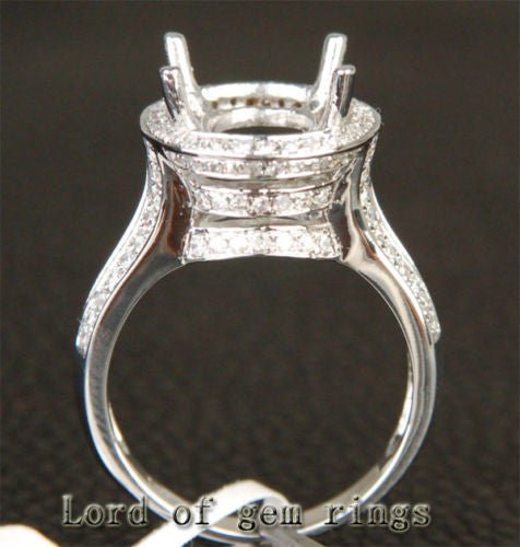 Reserved for Michelle Morgante Diamond Engagement Ring 14K Yellow Gold Oval 10x13mm - Lord of Gem Rings