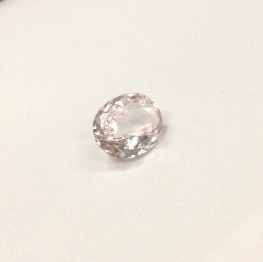 Reserved for mustangfanatik, Custom Oval Morganite Engagement Ring Diamond Cushion Halo