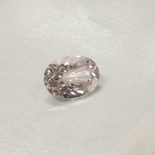 Reserved for myssjackson Oval Morganite Engagement Ring Pave  Diamond 14K Rose Gold 1st Payment