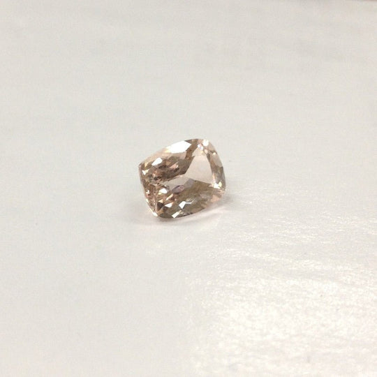 Reserved for Nancy, Peach Cushion Morganite Ring,Stone SKU: cu10.14-1.850.05