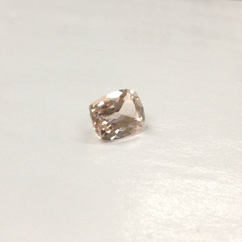 Reserved for Nancy, Peach Cushion Morganite Ring,Stone SKU: cu10.14-1.850.05 - Lord of Gem Rings