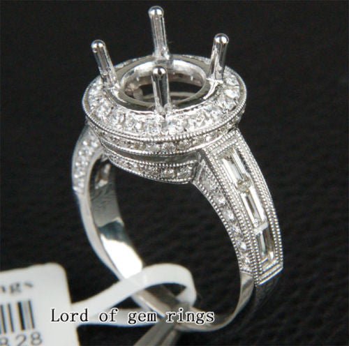 Reserved for pozzik,Custom Made Semi Mount & Matching Band, 8mm Round - Lord of Gem Rings