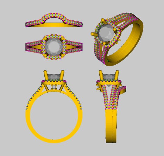 Reserved for robjobu74  Matching band for Round Forever Brilliant Moissanite Engagement Ring