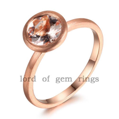 Reserved for Stephanie 14K White Gold Semi Mount Ring Bezel Brushed Finish - Lord of Gem Rings