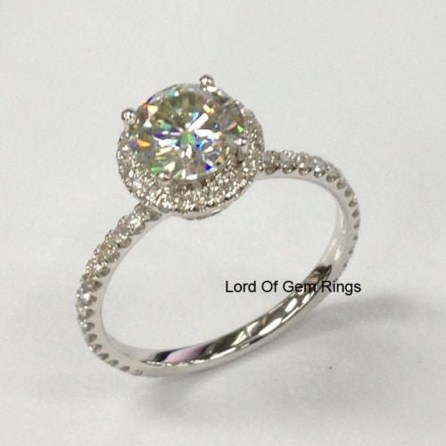 Reserved for theo1krie Custom Gold Semi mount Ring Pave Diamond accent 14K Rose Gold - Lord of Gem Rings