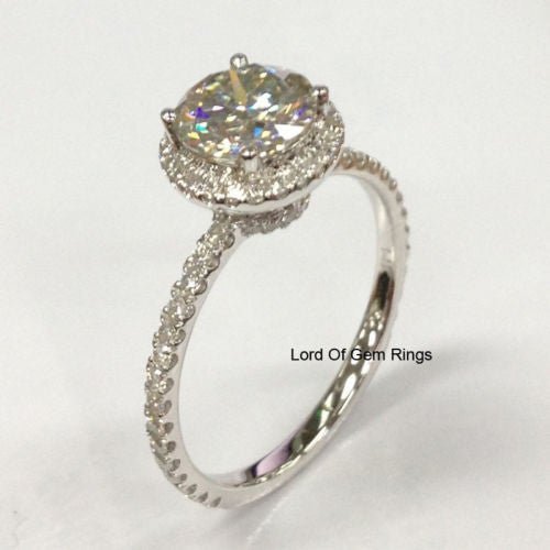 Reserved for theo1krie Custom Gold Semi mount Ring Pave Diamond accent 14K Rose Gold - Lord of Gem Rings