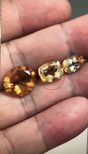 Reserved for Tiffany: Custom Champagne Citrine Engagement Ring Pave Diamond Floral Halo 14K Gold 7mm - Lord of Gem Rings