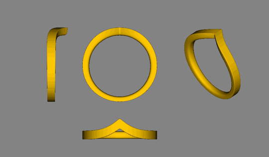 Reserved for Tom 14K Rose Gold Wedding Band  2mm wide comfort fit