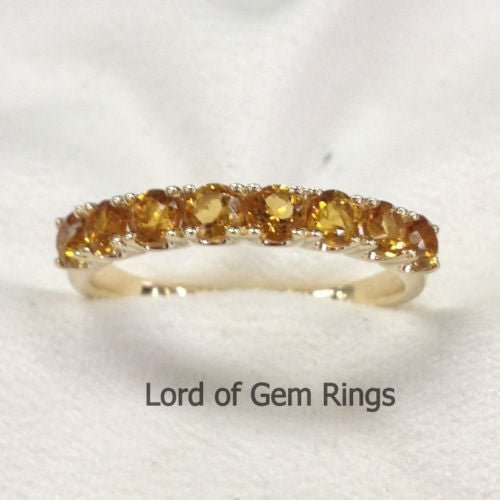 Reserved for william Natural Emerald Wedding Band Anniversary Ring 14K Yellow Gold - Lord of Gem Rings