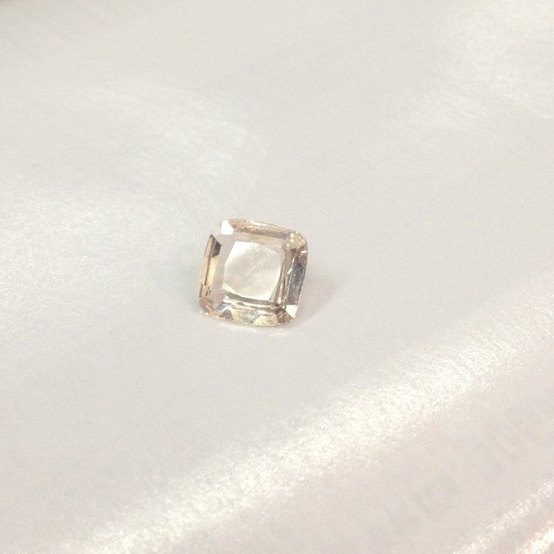 Reserved forKaren, Custom Made Cushion Peach Morganite and Matching Band, Stone SKU:cu34.9-8.475.05 - Lord of Gem Rings