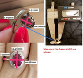 Ring measurments required for custom-making Matching Wedding Bands - Lord of Gem Rings