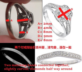 Ring measurments required for custom-making Matching Wedding Bands - Lord of Gem Rings