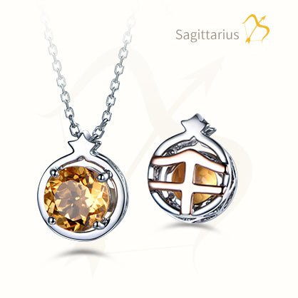Twelve Zodiac Gemstone Pendant - Lord of Gem Rings