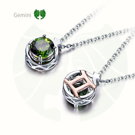 Twelve Zodiac Gemstone Pendant - Lord of Gem Rings