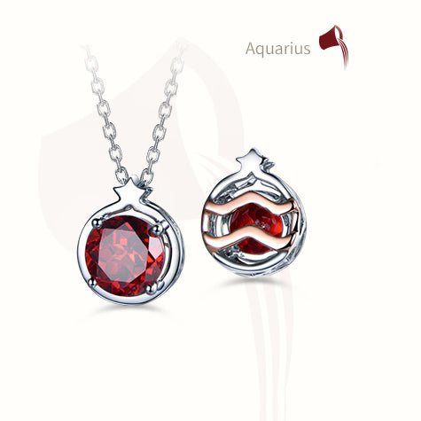 Twelve Zodiac Gemstone Pendant - Lord of Gem Rings