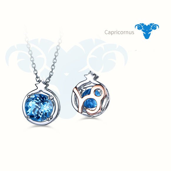 Twelve Zodiac Gemstone Pendant - Lord of Gem Rings