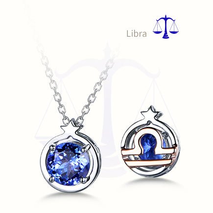 Twelve Zodiac Gemstone Pendant - Lord of Gem Rings