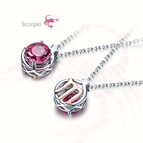 Twelve Zodiac Gemstone Pendant - Lord of Gem Rings