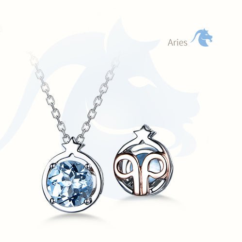 Twelve Zodiac Gemstone Pendant - Lord of Gem Rings