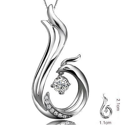 Unique Phoenix Design Diamond Pendant Necklace in 18K Gold - Lord of Gem Rings