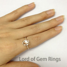 Reserved for Amy Custom Made Oval White Morganite Ring, unheated, SKU:ov25.14-1.275.05 - Lord of Gem Rings - 6