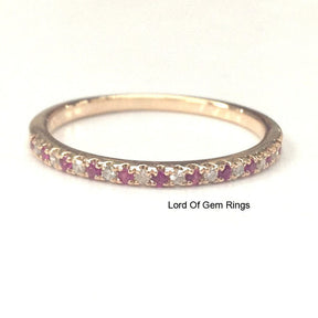 Reserved for adarakjian32048,Custom Made Ruby&Damond Wedding Ring,Size 10 - Lord of Gem Rings - 2
