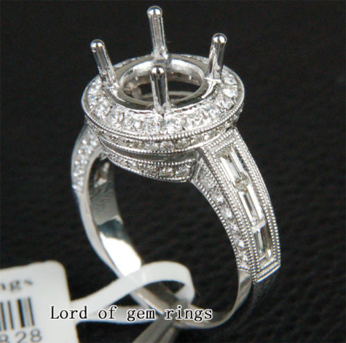 Reserved for pozzik,Custom Made Semi Mount & Matching Band, 8mm Round - Lord of Gem Rings - 1