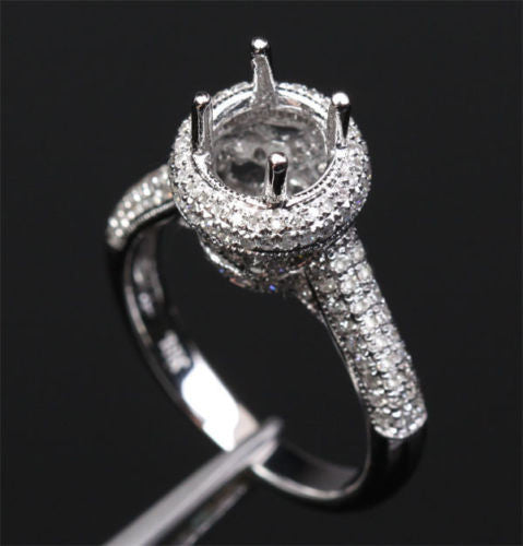 Reserved for cmwsmw, Custom made Semi Mount for 0.7ct Round Diamond - Lord of Gem Rings - 3